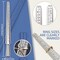 Ring Sizer Mandrel & Shaper Tool – Metal Ring Measuring, Resizing, and Repair Kit with Jewelry Mallet